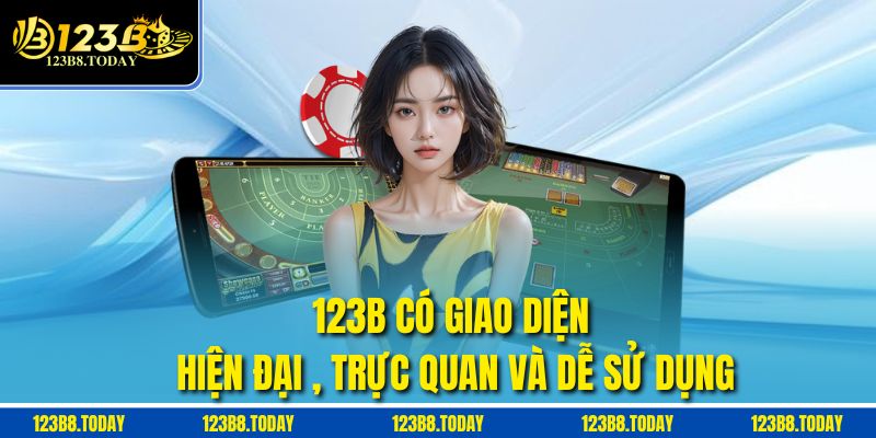 123B có giao diện hiện đại, trực quan và dễ sử dụng