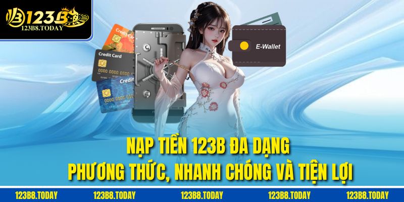 Nạp tiền 123b đa dạng phương thức, nhanh chóng và tiện lợi